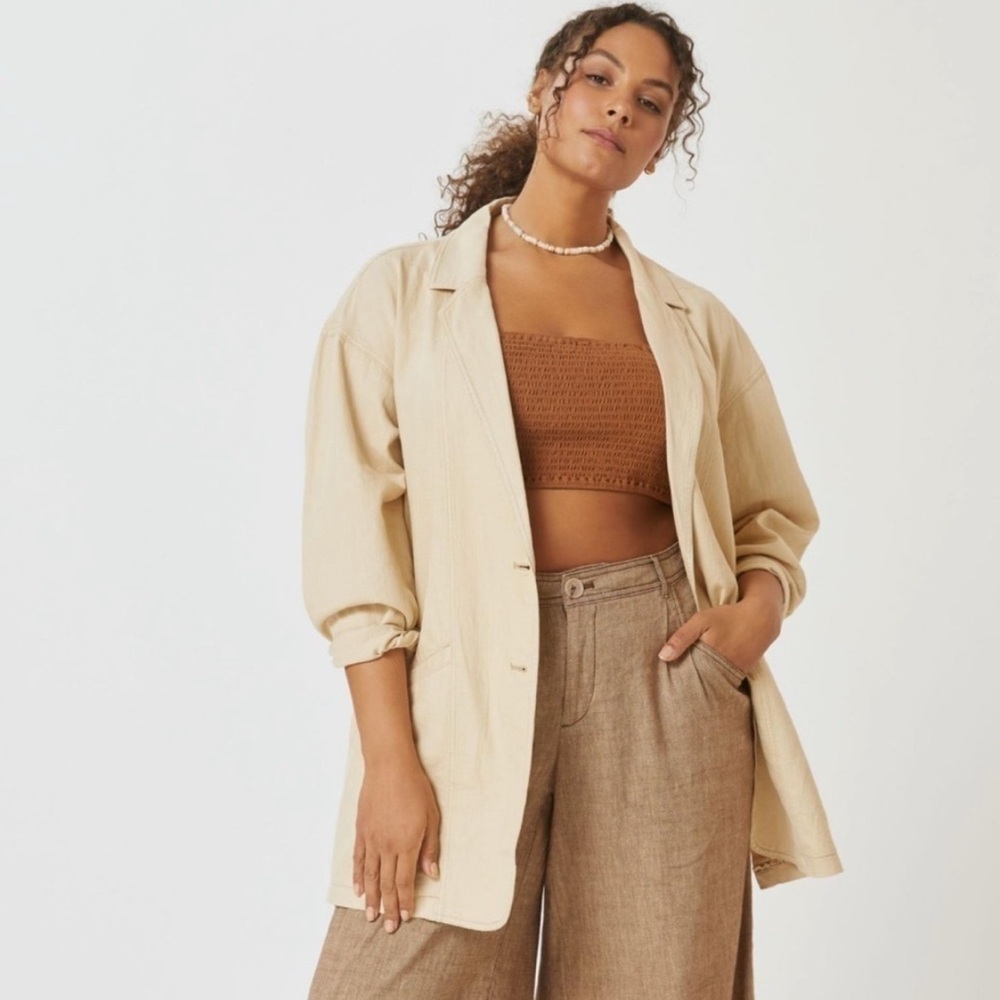 Pilcro Tan Blazer-XS